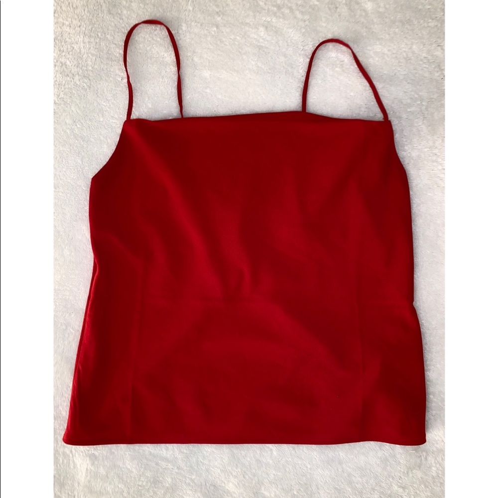 Red blouse